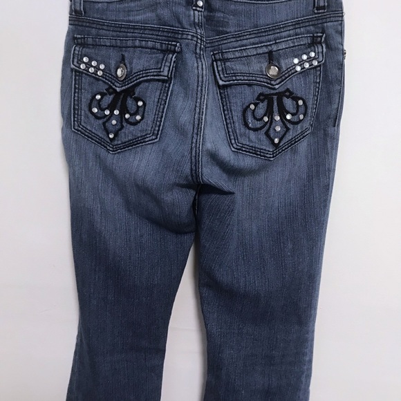 Cache Contour Collection jeans Embellished strass - Picture 5 of 5